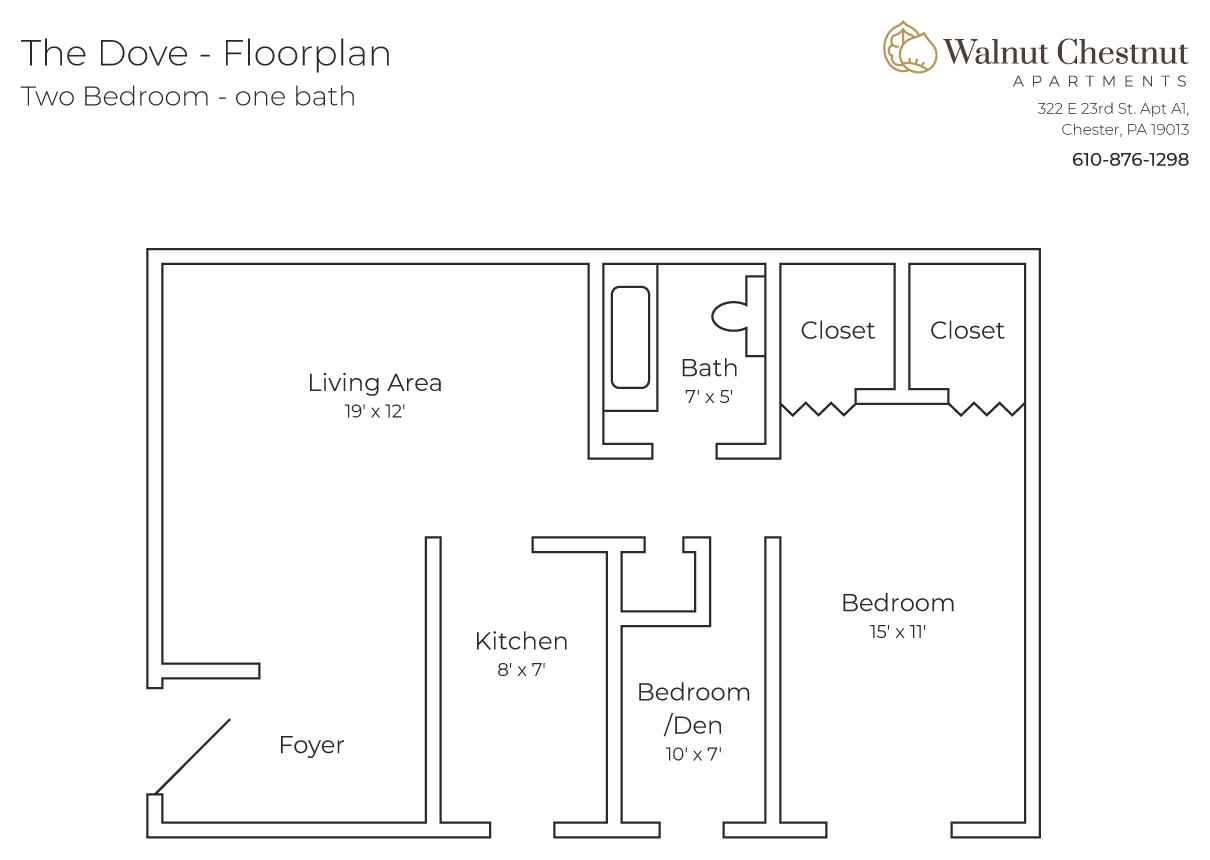 1 bedroom